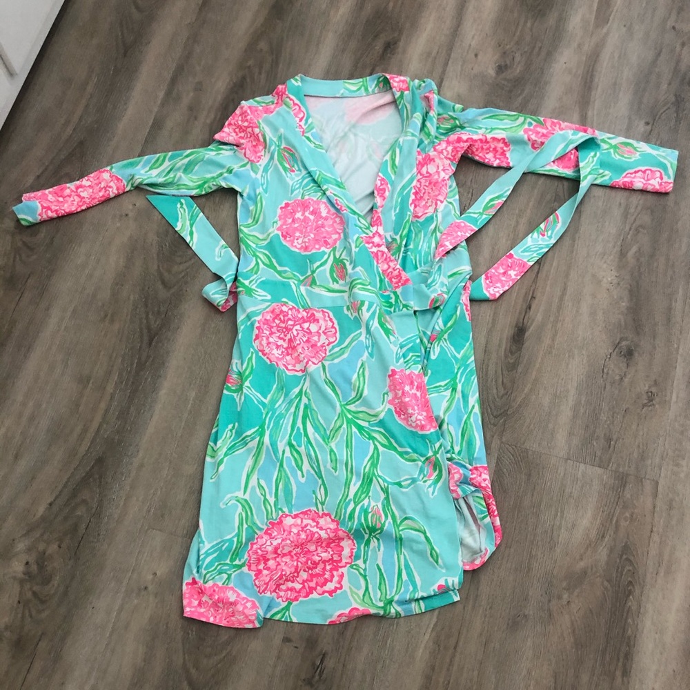 Lilly Pulitzer Wrap Dress. Small